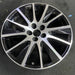 19" HIGHLANDER 17-18 19x7.5 alloy 12 spoke black inlay Original OEM Wheel Rim - View 7