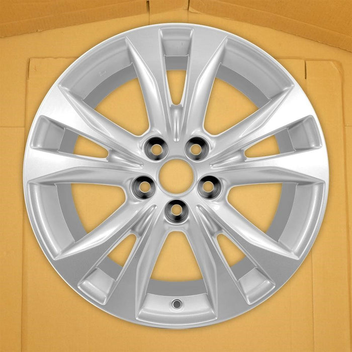18" RAV4 13-14 gasoline, 18x7.5 REPLACEMENT OEM Style Wheel Rim - Front View