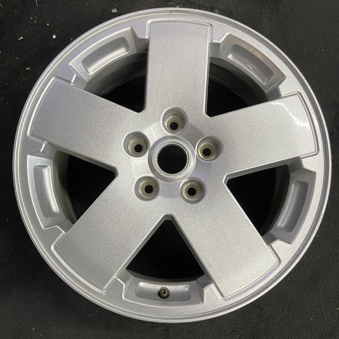 18" WRANGLER 07-08 18x7.5 5 spoke Original OEM Wheel Rim - Front View