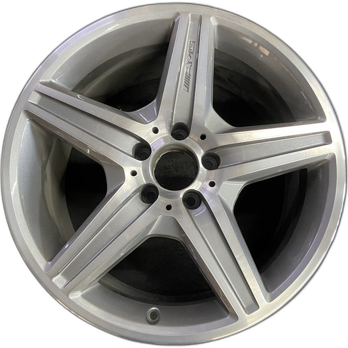 18" MERCEDES E-CLASS 07 211 Type; , E63, 18x8.5 Original OEM Wheel Rim - Front View