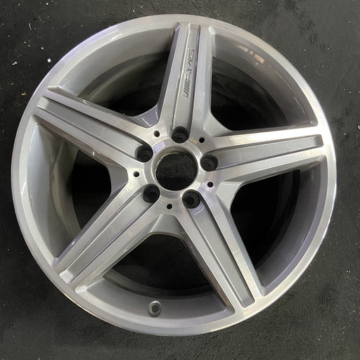 18" MERCEDES E-CLASS 07 211 Type; , E63, 18x8.5 Original OEM Wheel Rim - Angle View
