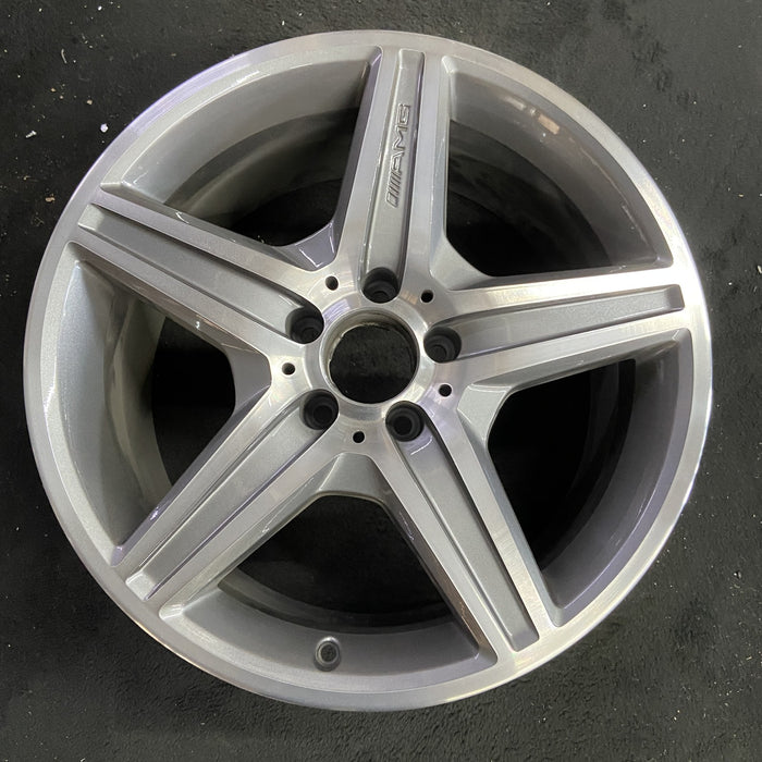 18" MERCEDES E-CLASS 07 211 Type; , E63, 18x8.5 Original OEM Wheel Rim - Angle View