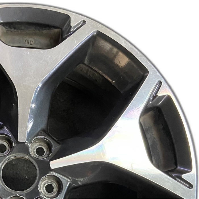 18" FORESTER 14 18x7 alloy 5 Y spoke Original OEM Wheel Rim - Side Profile