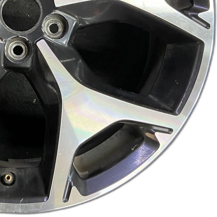 18" FORESTER 14 18x7 alloy 5 Y spoke Original OEM Wheel Rim - Close-Up Detail