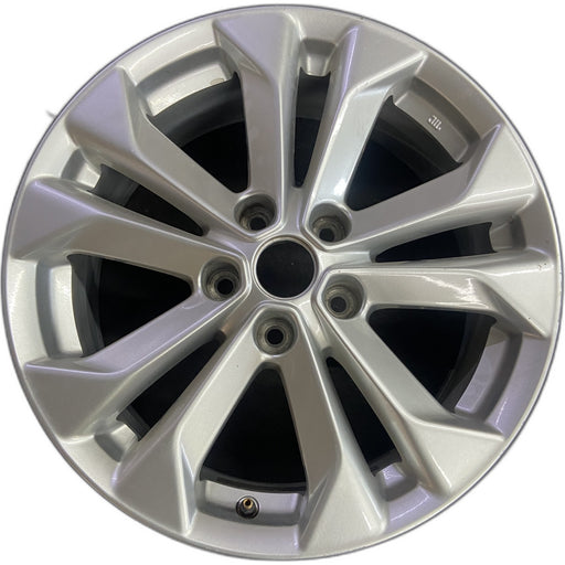 17" ROGUE 14-15 17x7, alloy , VIN 5 Original OEM Wheel Rim - Front View