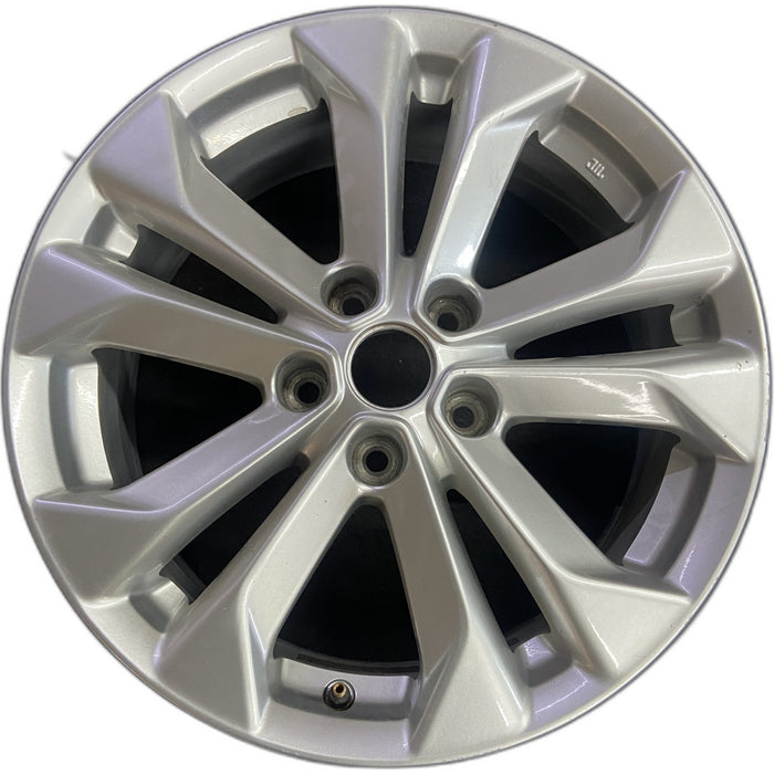 17" ROGUE 14-15 17x7, alloy , VIN 5 Original OEM Wheel Rim - Front View
