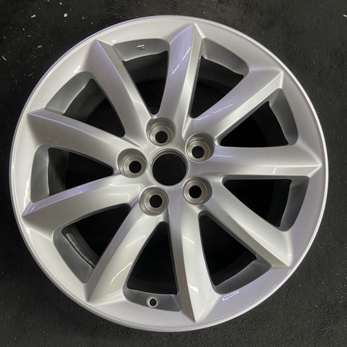 18" LEXUS LS460 07-12 , 18x7.5, 9 spoke Original OEM Wheel Rim - Angle View