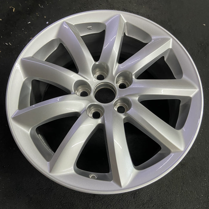 18" LEXUS LS460 07-12 , 18x7.5, 9 spoke Original OEM Wheel Rim - Side Profile