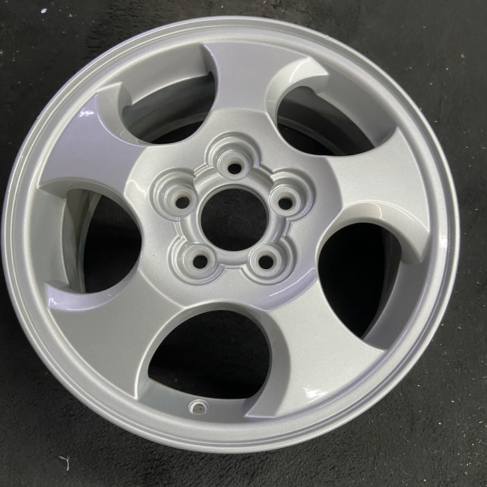 16" VUE 02-04 16x6.5, aluminum, 5 hole Original OEM Wheel Rim - Side Profile