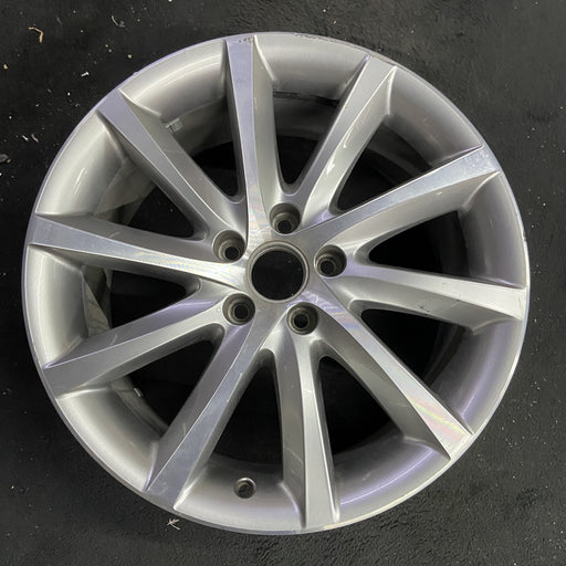 18" EOS 07-11 18x8 , 10 spoke Original OEM Wheel Rim - Angle View