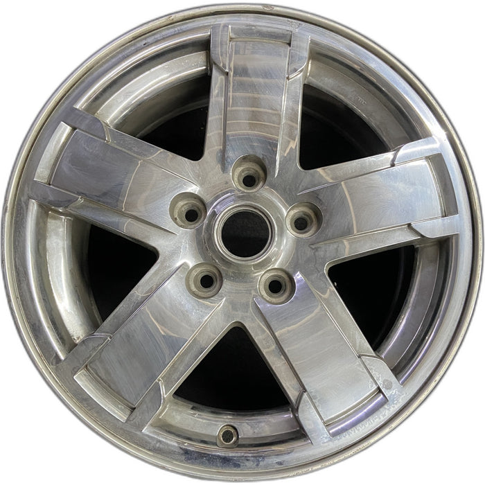 17" GRAND CHEROKEE 05 , Limited, chrome Original OEM Wheel Rim - Front View