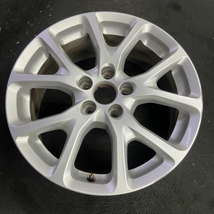 17" CHEROKEE 14-17 17x7, aluminum Original OEM Wheel Rim - Side Profile