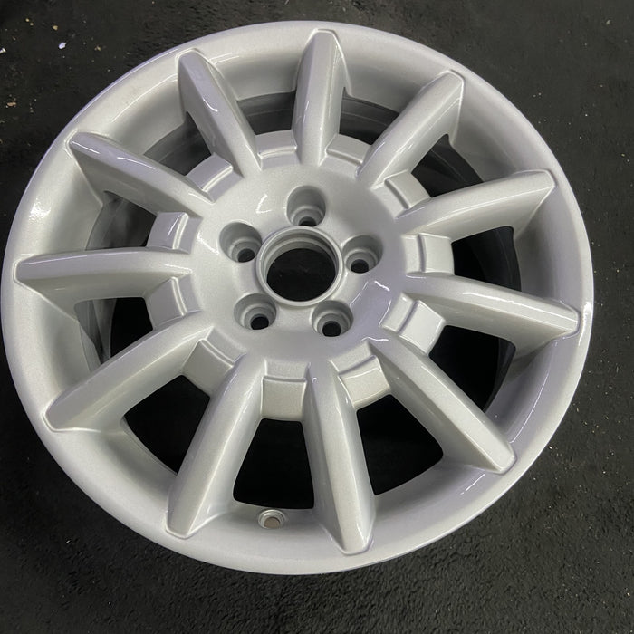16" BEETLE 02-07 16x6.5, alloy, 11 spoke Original OEM Wheel Rim - Side Profile
