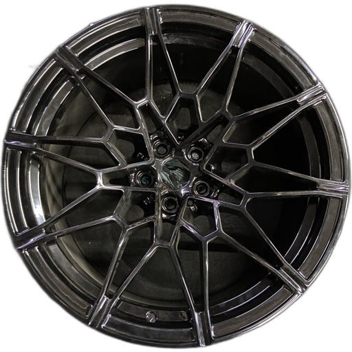 20" BMW M3 21-25 20x10.5 10 V spoke w/o machined face Original OEM Wheel Rim - Front View