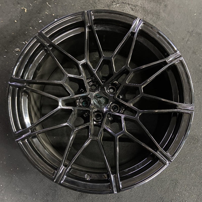 20" BMW M3 21-25 20x10.5 10 V spoke w/o machined face Original OEM Wheel Rim - Additional View