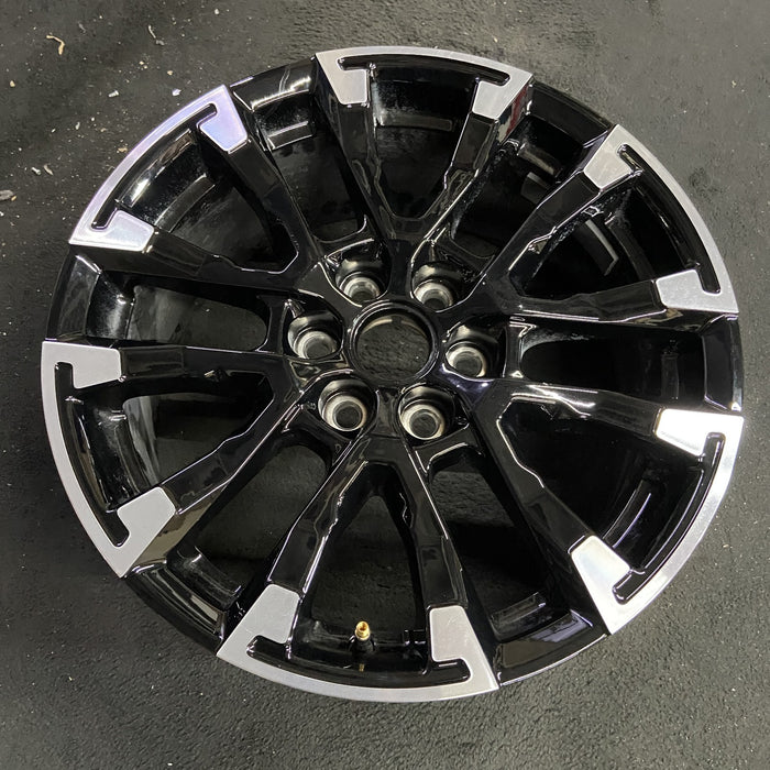 18" TRAVERSE 24 , 18x7.5, gloss black Original OEM Wheel Rim - Side Profile