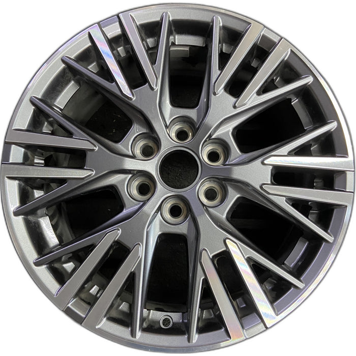 18" TRAVERSE 24 , 18x7.5, gray Original OEM Wheel Rim - Front View