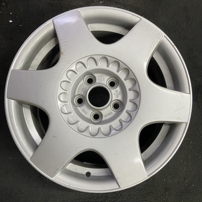 16" BEETLE 02 16x6.5, alloy, 6 straight spoke Original OEM Wheel Rim - Angle View