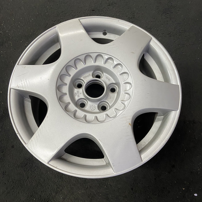 16" BEETLE 02 16x6.5, alloy, 6 straight spoke Original OEM Wheel Rim - Close-Up Detail