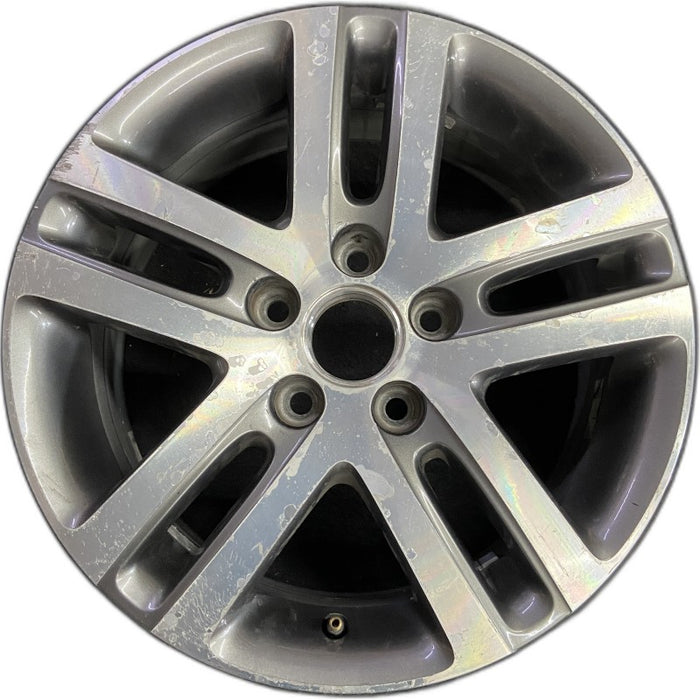16" JETTA 05-10 VIN K 8th digit 5x112mm 16x6.5 alloy 5 double spoke dark gray Original OEM Wheel Rim
