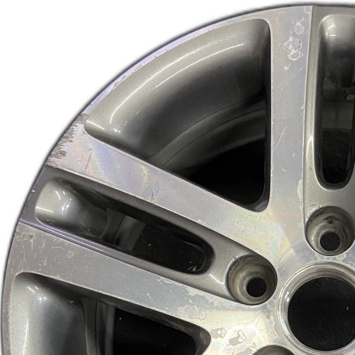16" JETTA 05-10 VIN K 8th digit 5x112mm 16x6.5 alloy 5 double spoke dark gray Original OEM Wheel Rim