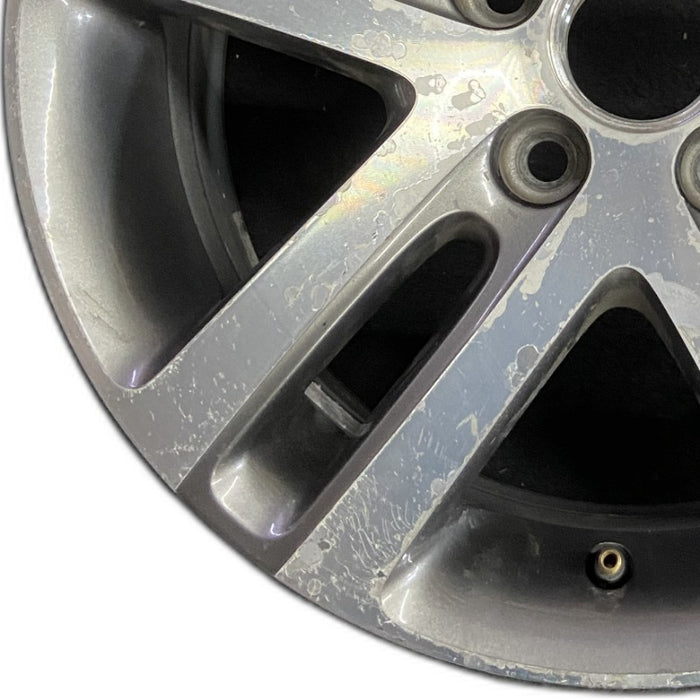 16" JETTA 05-10 VIN K 8th digit 5x112mm 16x6.5 alloy 5 double spoke dark gray Original OEM Wheel Rim