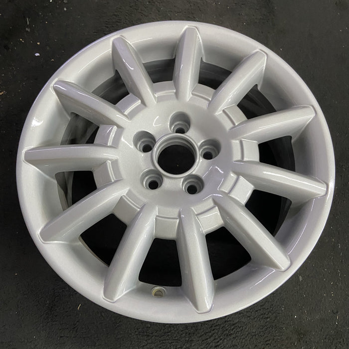 16" BEETLE 02-07 16x6.5, alloy, 11 spoke Original OEM Wheel Rim - Side Profile