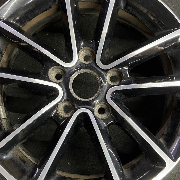 17" CARAVAN 14 17x6.5 aluminum 10 spoke polished face with pockets black pockets opt WFH Original OEM Wheel Rim