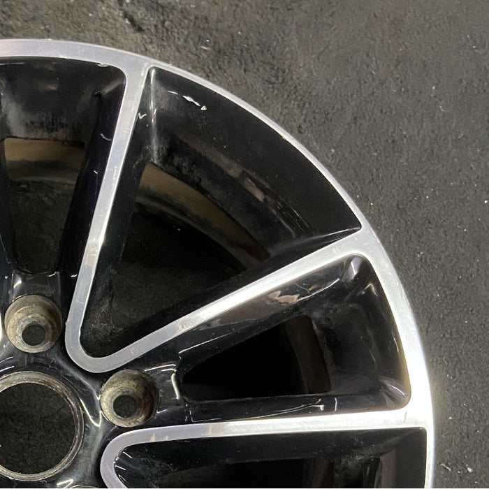 17" CARAVAN 14 17x6.5 aluminum 10 spoke polished face with pockets black pockets opt WFH Original OEM Wheel Rim