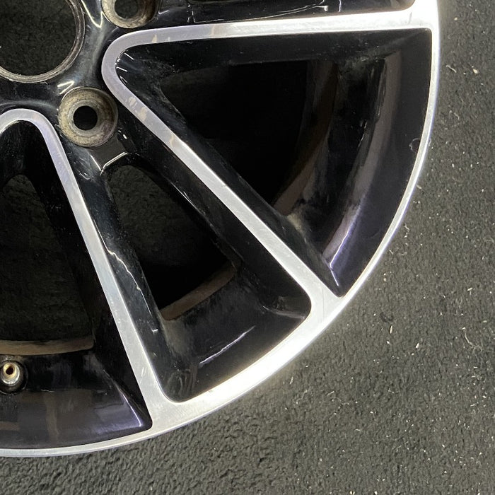 17" CARAVAN 14 17x6.5 aluminum 10 spoke polished face with pockets black pockets opt WFH Original OEM Wheel Rim