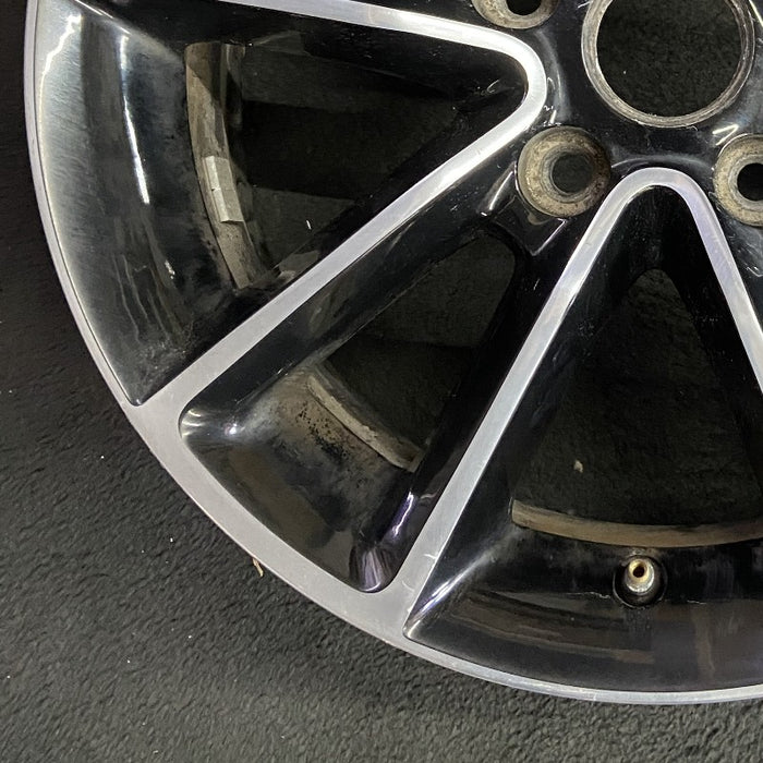 17" CARAVAN 14 17x6.5 aluminum 10 spoke polished face with pockets black pockets opt WFH Original OEM Wheel Rim