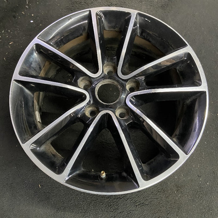 17" CARAVAN 14 17x6.5 aluminum 10 spoke polished face with pockets black pockets opt WFH Original OEM Wheel Rim
