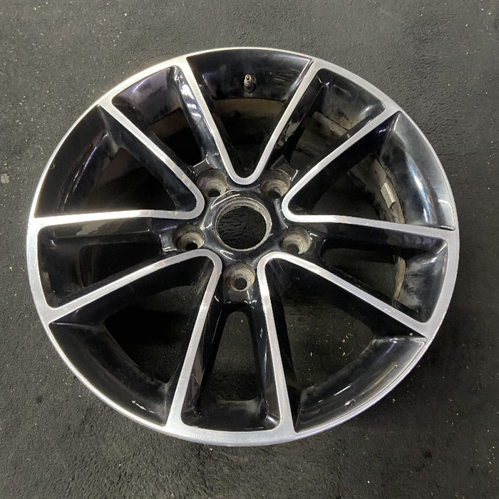17" CARAVAN 14 17x6.5 aluminum 10 spoke polished face with pockets black pockets opt WFH Original OEM Wheel Rim