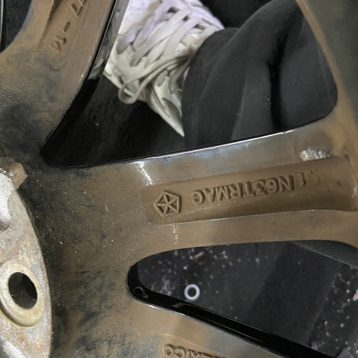 17" CARAVAN 14 17x6.5 aluminum 10 spoke polished face with pockets black pockets opt WFH Original OEM Wheel Rim