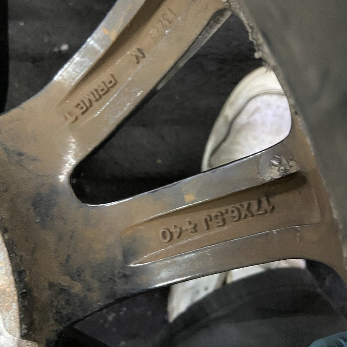 17" CARAVAN 14 17x6.5 aluminum 10 spoke polished face with pockets black pockets opt WFH Original OEM Wheel Rim