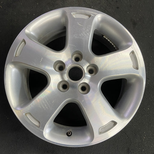 16" HHR 06-07 16x6.5, aluminum, , machined finish Original OEM Wheel Rim - Angle View