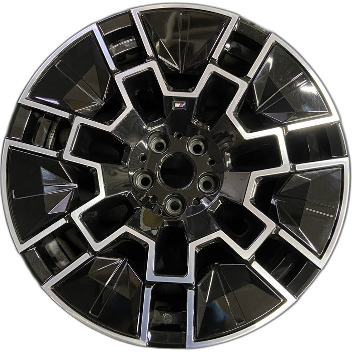 19" BMW 430i 25 19x9, 7 spoke Original OEM Wheel Rim - Front View