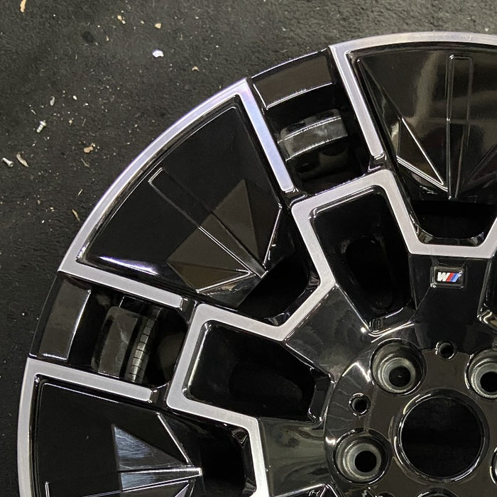 19" BMW 430i 25 19x9 7 spoke Original OEM Wheel Rim - Side Profile