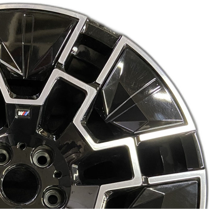 19" BMW 430i 25 19x9 7 spoke Original OEM Wheel Rim - Side Profile