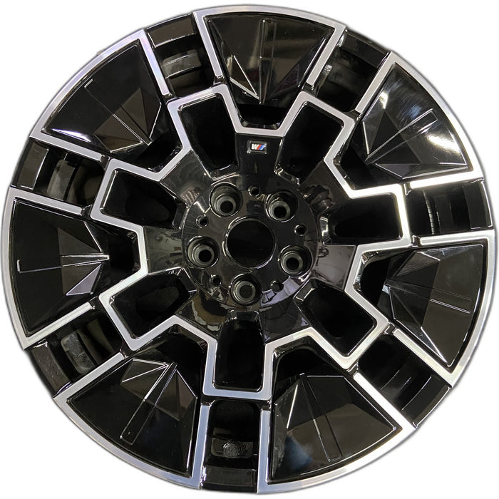 19" BMW 430i 25 19x8.5, 7 spoke Original OEM Wheel Rim - Front View