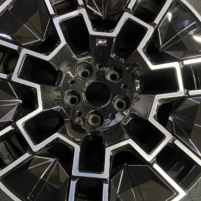 19" BMW 430i 25 19x8.5 7 spoke Original OEM Wheel Rim - Angle View