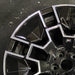 19" BMW 430i 25 19x8.5 7 spoke Original OEM Wheel Rim - Side Profile