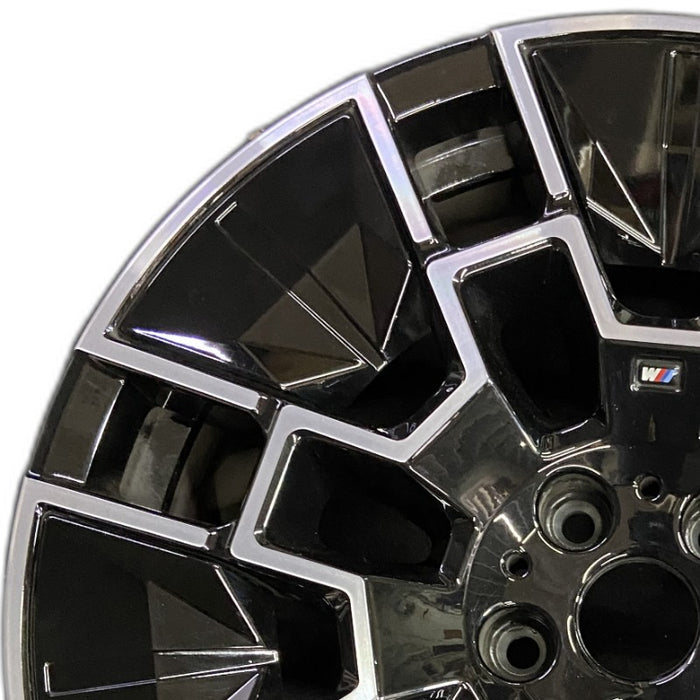 19" BMW 430i 25 19x8.5 7 spoke Original OEM Wheel Rim - Angle View