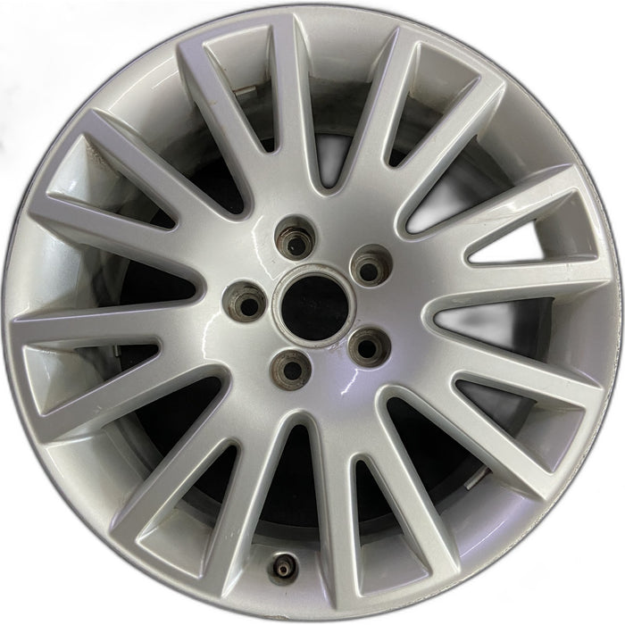 17" AUDI A4 05-09 17x7.5 , 16 spoke Original OEM Wheel Rim - Front View