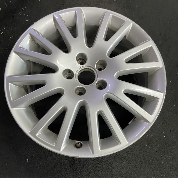 17" AUDI A4 05-09 17x7.5 , 16 spoke Original OEM Wheel Rim - Side Profile