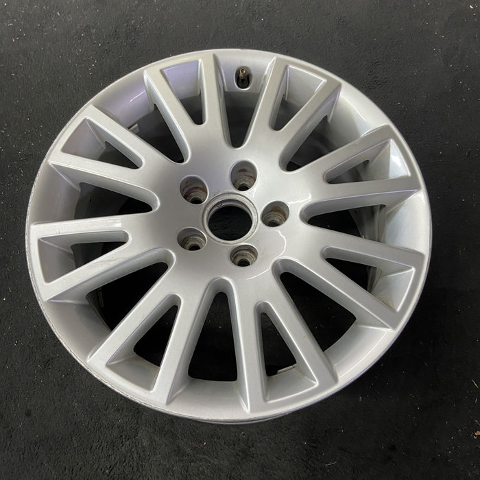 17" AUDI A4 05-09 17x7.5 , 16 spoke Original OEM Wheel Rim - Close-Up Detail