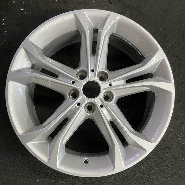 18" BMW X3 18-20 18x7 , 5 spoke, open spoke Original OEM Wheel Rim - Angle View