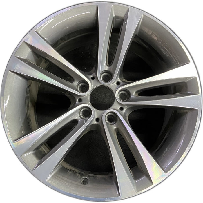 18" BMW 430i 20 18x8 5 spoke double spoke flared spoke Original OEM Wheel Rim - Front View