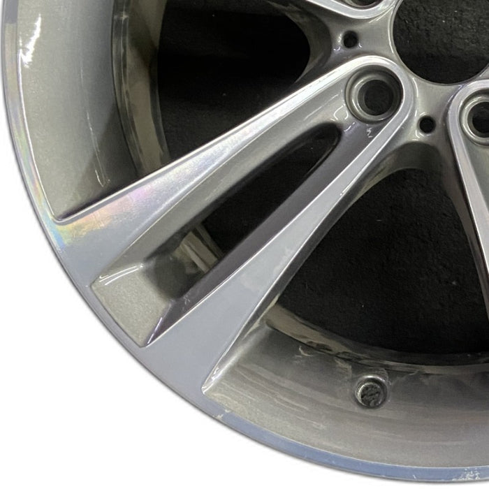 18" BMW 430i 20 18x8 5 spoke double spoke flared spoke Original OEM Wheel Rim - Back View