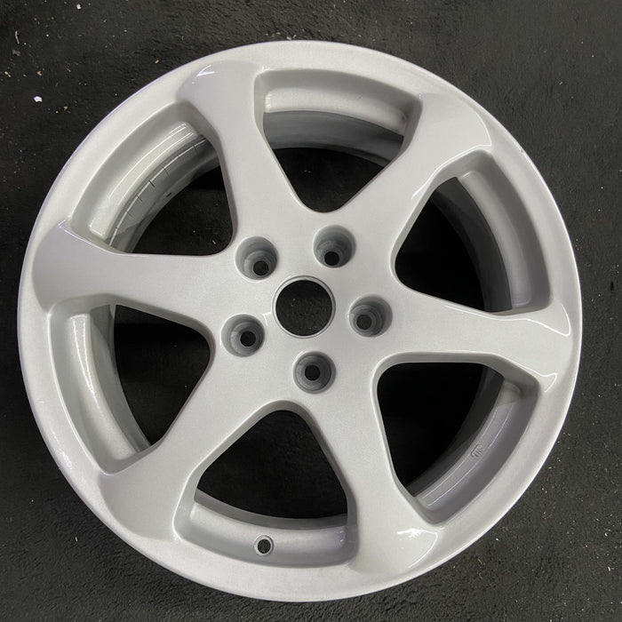 17" INFINITI G35 03-04 17x7 , 6 spoke Original OEM Wheel Rim - Angle View